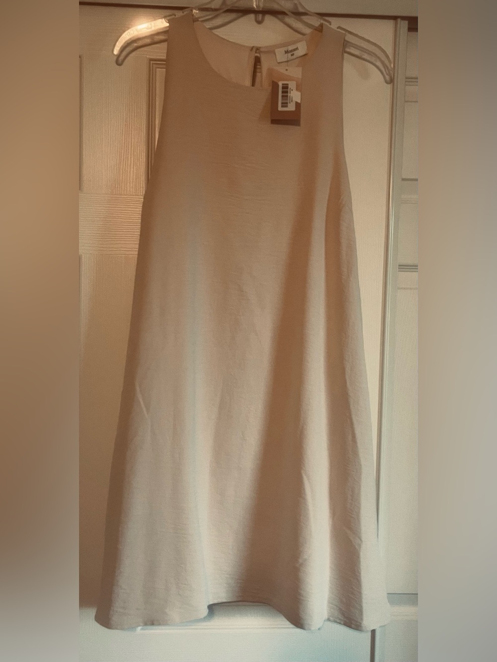NWT Monteri PM Sleeveless A-Line Dress Blush soft pink